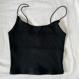 Garage bungee strap crop top